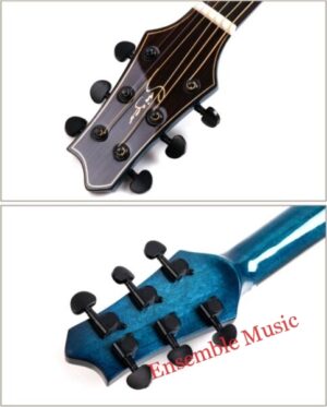 Smiger 41" Solid Top Acoustic Guitar (Evolving Colours) - Image 5