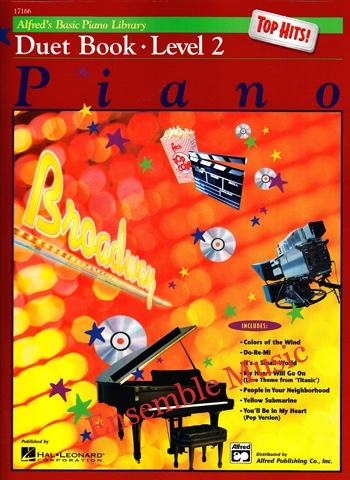 Alfred's Basic Piano Library: Top Hits! Duet Book Level 2