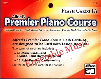 Premier Piano Course: Flash Cards, Level 1A