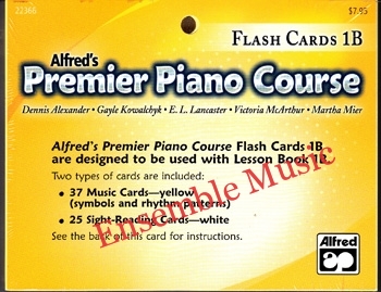 Premier Piano Course: Flash Cards, Level 1B