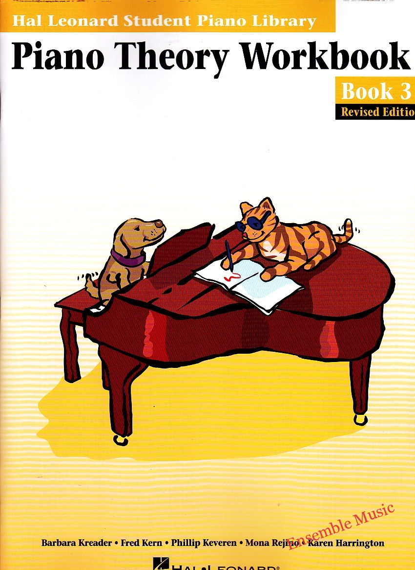 Piano Theory Workbook Book 3 - Revised Edition (Hal Leonard Student Piano Library)