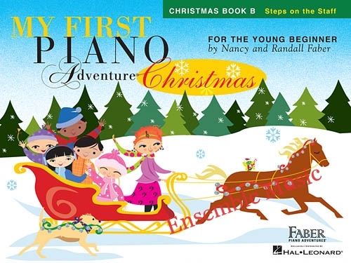 My First Piano Adventures Christmas Book B (Steps on the Staff)