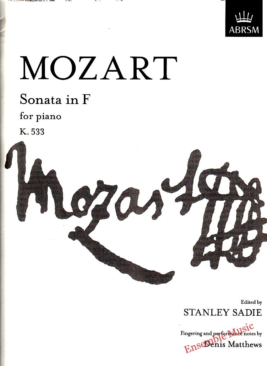 Mozart Sonata in F for Piano K533