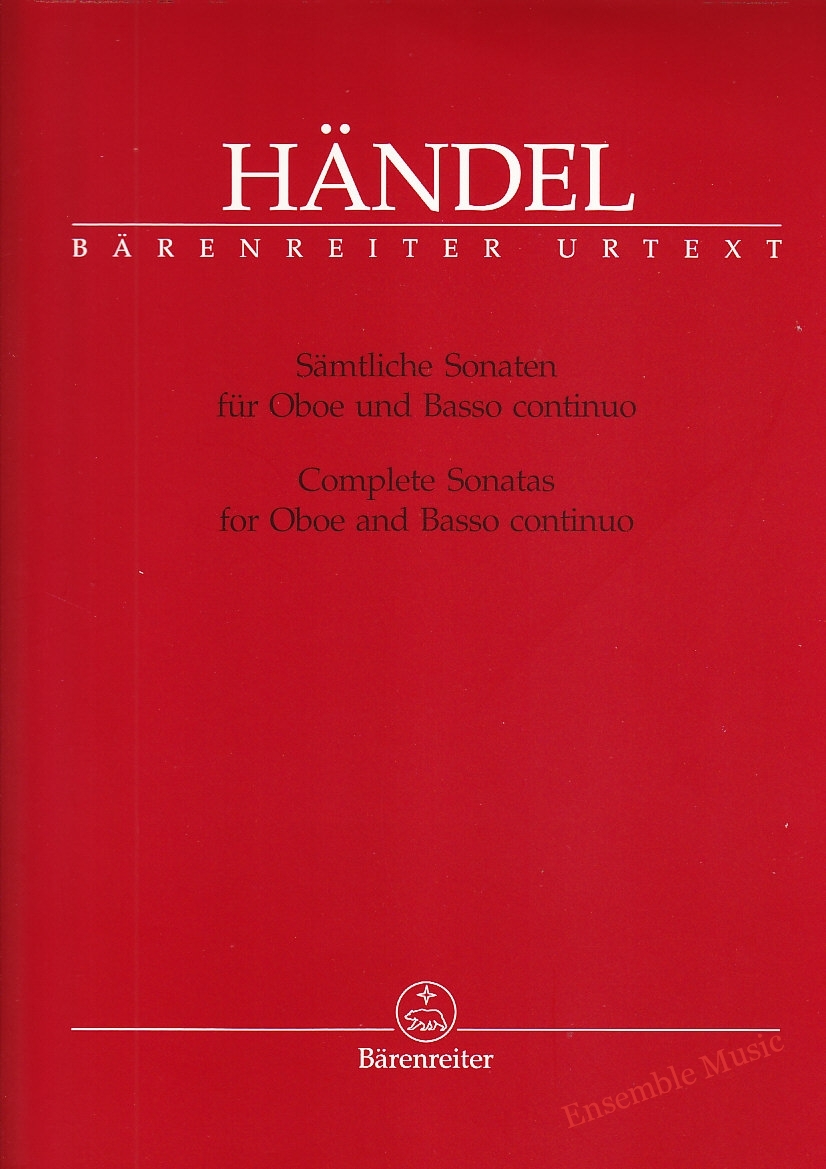 Handel Complete Sonatas for Oboe and Basso Continuo