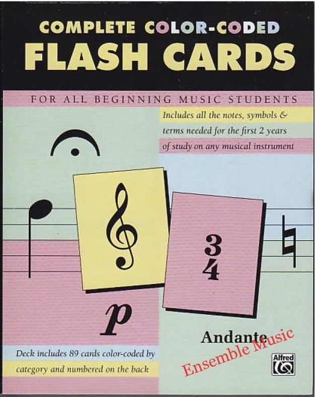 Alfred Complete Color-Coded Flash Cards (For All Beginning Music Students)
