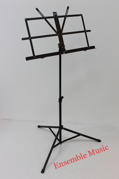 Music Stand (Black), Three Section Foldable