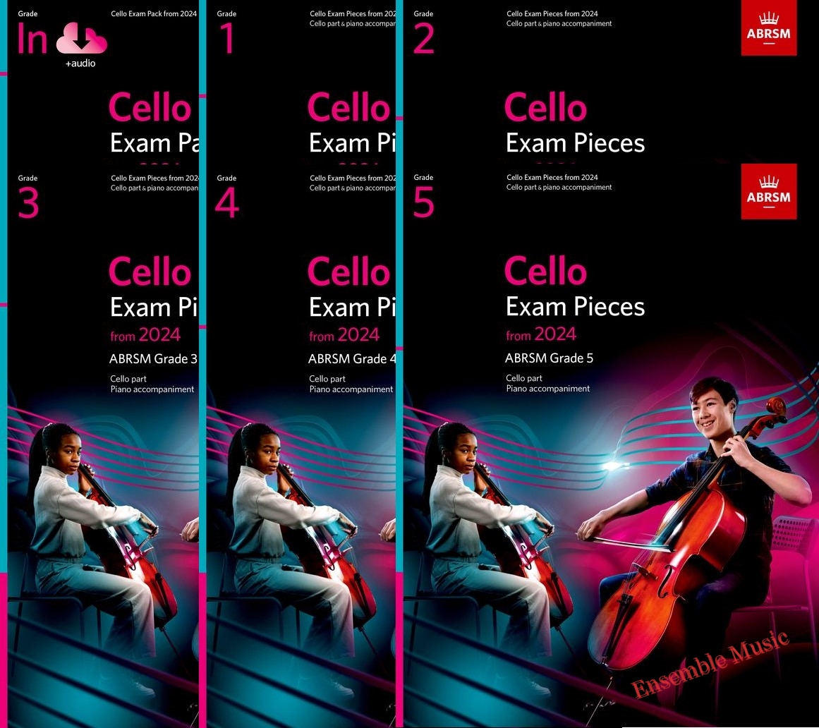 ABRSM Cello Exam Pieces from 2024