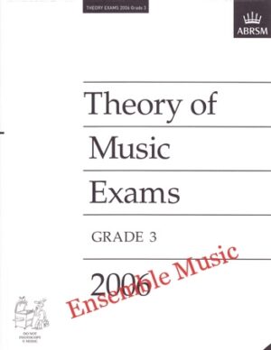 Music Theory Past Papers 2006 Gr 3