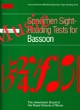 ABRSM - Specimen Sight Reading Tests For Bassoon Gr 6-8