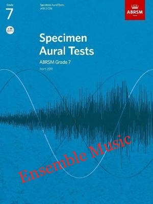 ABRSM Specimen Aural Tests Grade 7 Book with CD New Edition