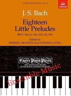 J. S Bach: Eighteen Little Preludes (ABRSM)