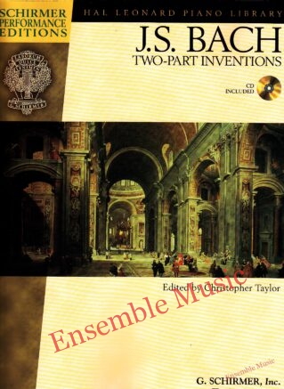 J.S. Bach Two Part Inventions (CD Included)
