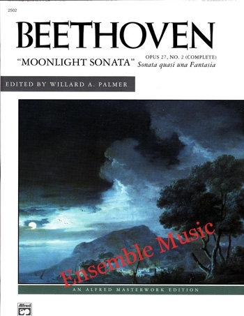 Beethoven Moonlight Sonata, Opus 27, No. 2 (Complete)