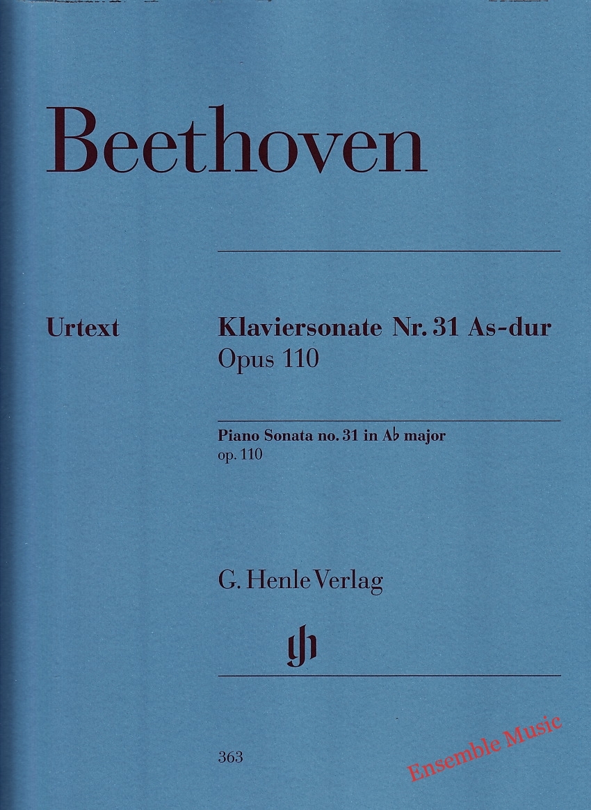 Beethoven Piano Sonata No. 31 in Ab Major Op. 110