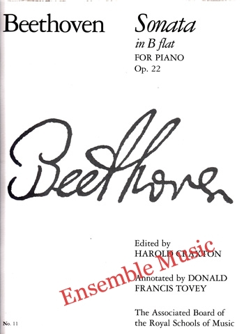 ABRSM - Beethoven Piano Sonata in B flat, Op 22