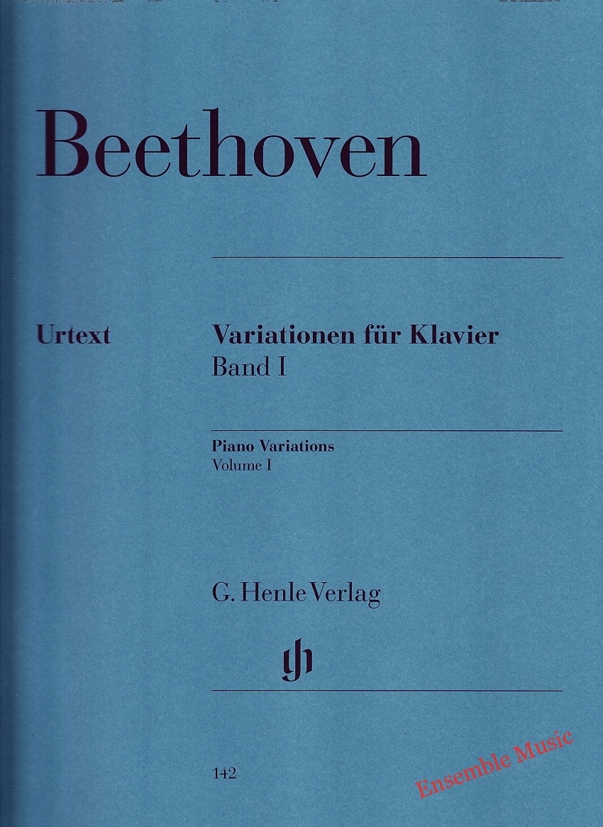 Beethoven Piano Variations Vol 1