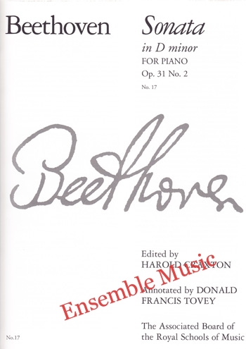 ABRSM - Beethoven Sonata in D minor for Piano Op 31, No.2