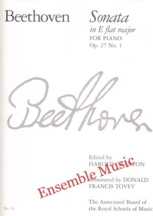 ABRSM - Beethoven Sonata in E flat major for Piano Op 27, No.1