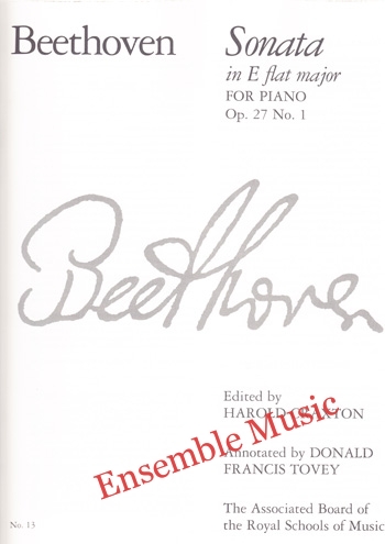 ABRSM - Beethoven Sonata in E flat major for Piano Op 27, No.1