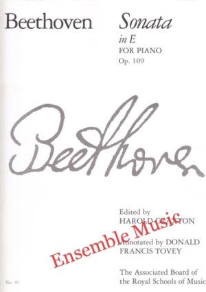 ABRSM - Beethoven Sonata in E for Piano Op 109