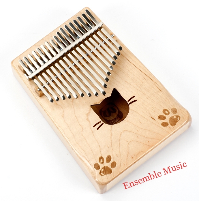 17 Keys Cute Kitty Design Kalimba
