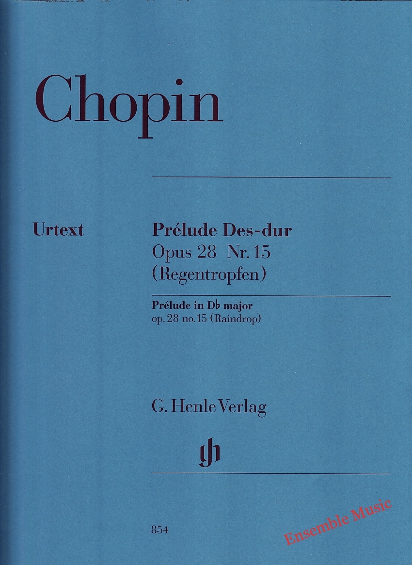 Chopin Prelude in Db Major Op. 28 No. 15 (Raindrop)