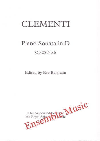 ABRSM - Clementi Sonata in D, Op 25 No 6