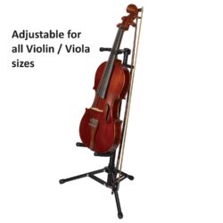 Violin Stand with Bow Holder / Ukulele Stand