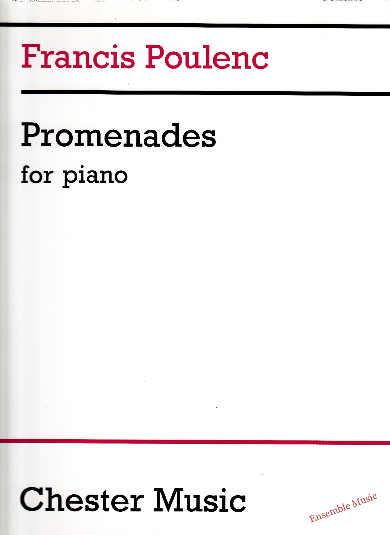 Promenades for Piano - Francis Poulenc