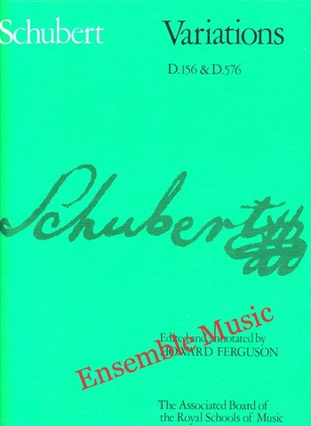 Franz Schubert Variations D156 & D576 (ABRSM)