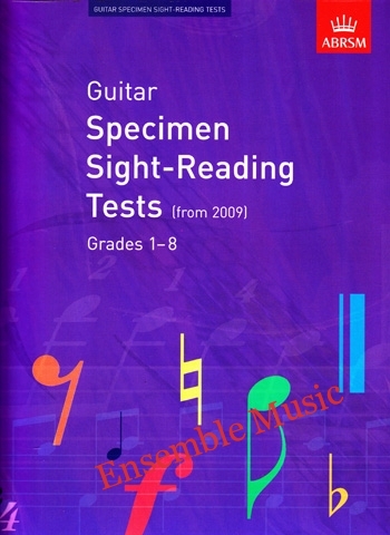 ABRSM - Guitar Specimen Sight-Reading Tests Grades 1-8