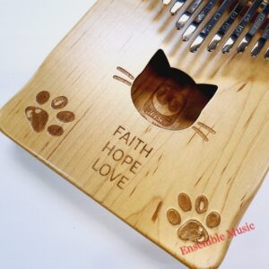 17 Keys Cute Kitty Design Kalimba - Image 5
