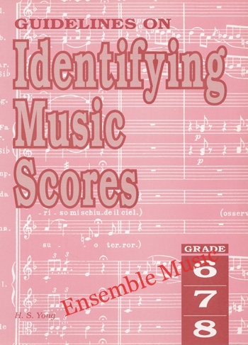 Guidelines On Identifying Music Scores