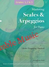Mastering Scales and Arpeggios for Piano, Grades 1, 2 & 3 (by Josephine Koh)