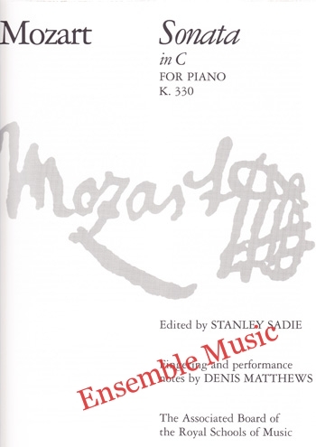 Mozart Sonata in C for Piano (K 330)