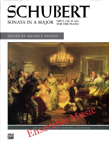 Schubert Sonata in A Major, Opus 120 D. 664