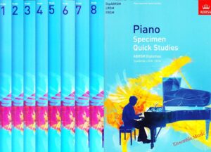 ABRSM - Piano Specimen Sight-Reading Tests Grades Initial to 8 & Specimen Quick Studies
