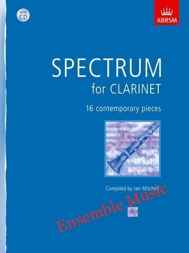 Spectrum for Clarinet (16 contemporary pieces)