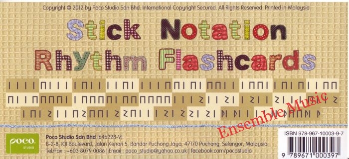 Stick Notation Rhythm Flashcards (Poco Studio)