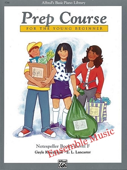 Alfred's Prep Course For The Young Beginner Notespeller Level F