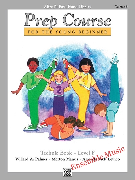 Alfred's Prep Course For The Young Beginner Technic Book Level F