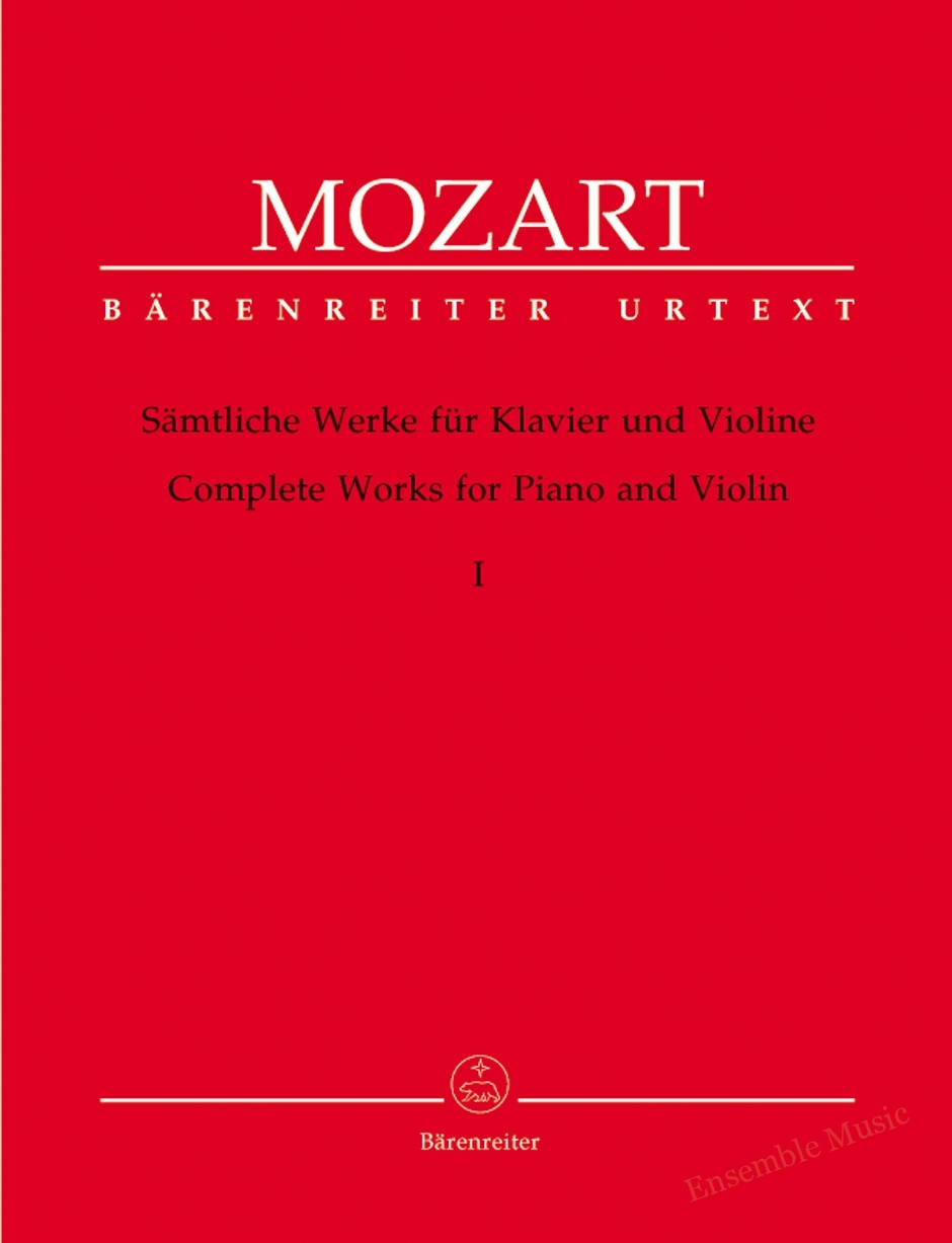 Complete Works for Violin and Piano, Volume 1