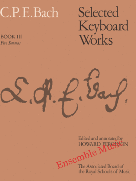 C.P.E Bach Selected Keyboard Works, Book III: Five Sonatas (ABRSM)