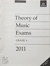 Music Theory Past Papers 2011 Grade 6