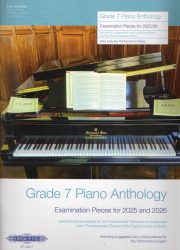 Grade 7 Piano Anthology 2025-2026 Exam Pieces (Peters Edition)