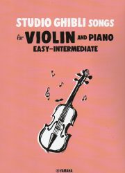 Studio Ghibli Songs for Violin and Piano (Easy-Intermediate)