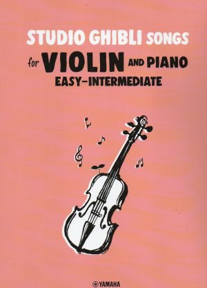Studio Ghibli Songs for Violin and Piano (Easy-Intermediate)