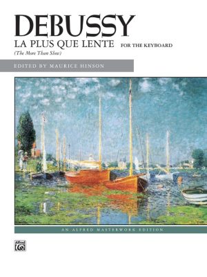 Debussy La plus que lente for the Piano (Alfred)