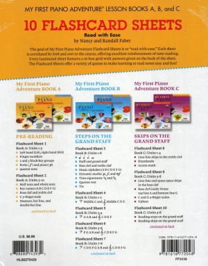 My First Piano Adventure® Flashcard Sheets For the Young Beginner - Image 2