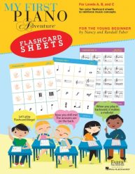My First Piano Adventure® Flashcard Sheets For the Young Beginner